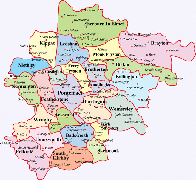 Pontefract FHS Parish Map